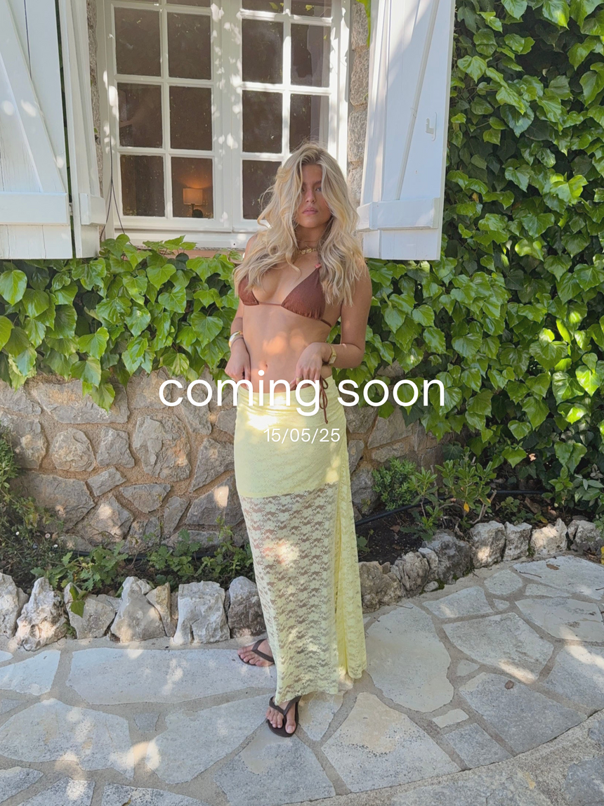 Nina blonde nederdel - Gul