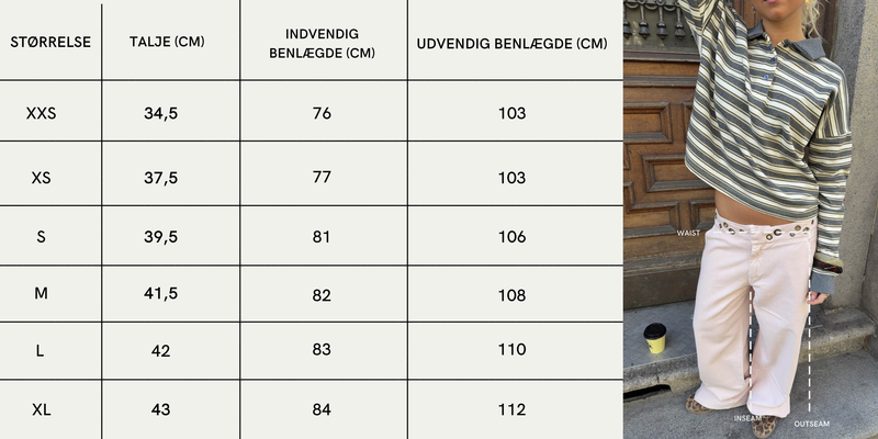 Størrelsesguide