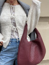 Gunilla strikket cardigan med bindedetaljer - Beige