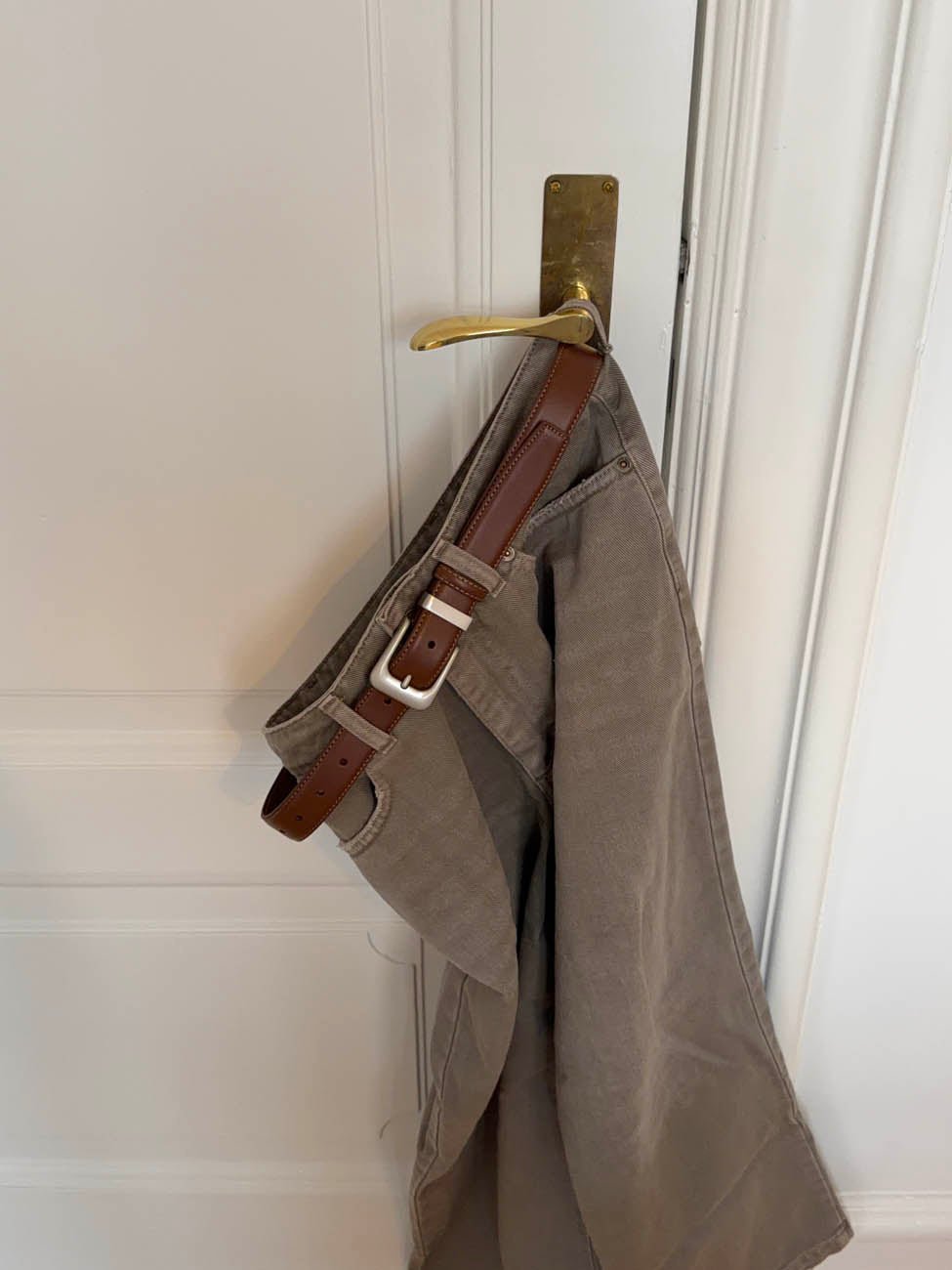 Forge Bælte - Brun/sølv