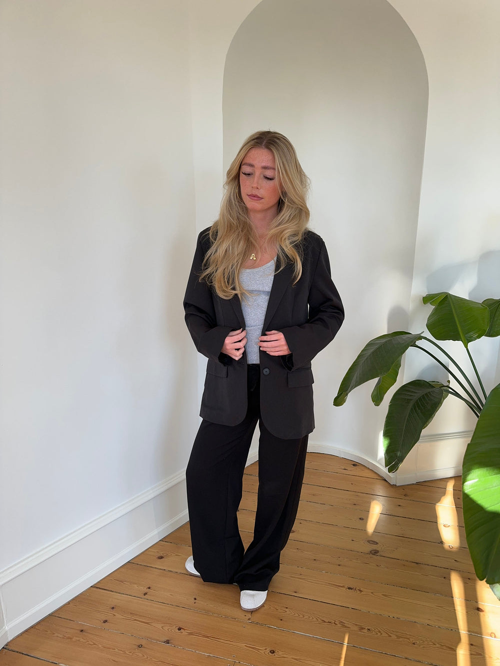 Epsilia oversized blazer - Sort