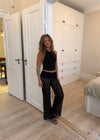 Marly blonde bukser med kant - Sort