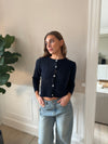 Cilla strikket cardigan - Navy