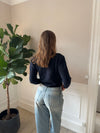 Cilla strikket cardigan - Navy