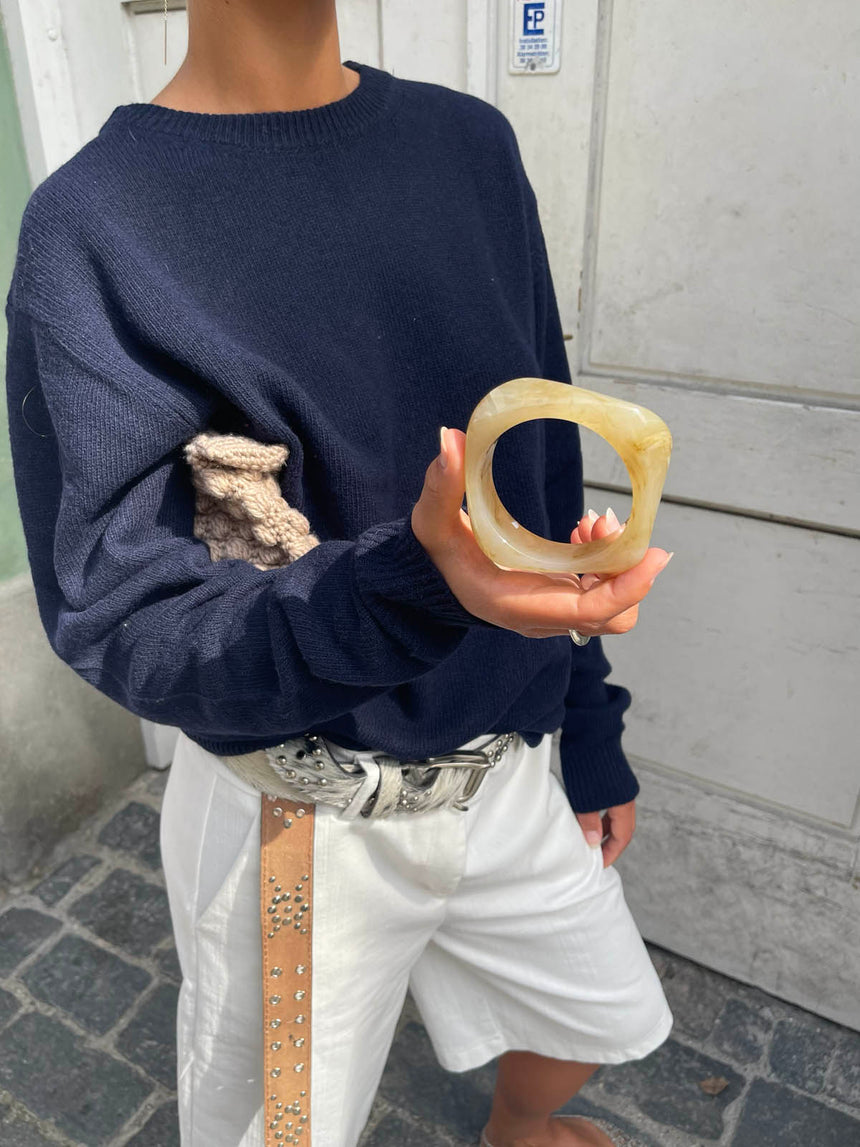 Chunky armbånd - Lys honningfarvet