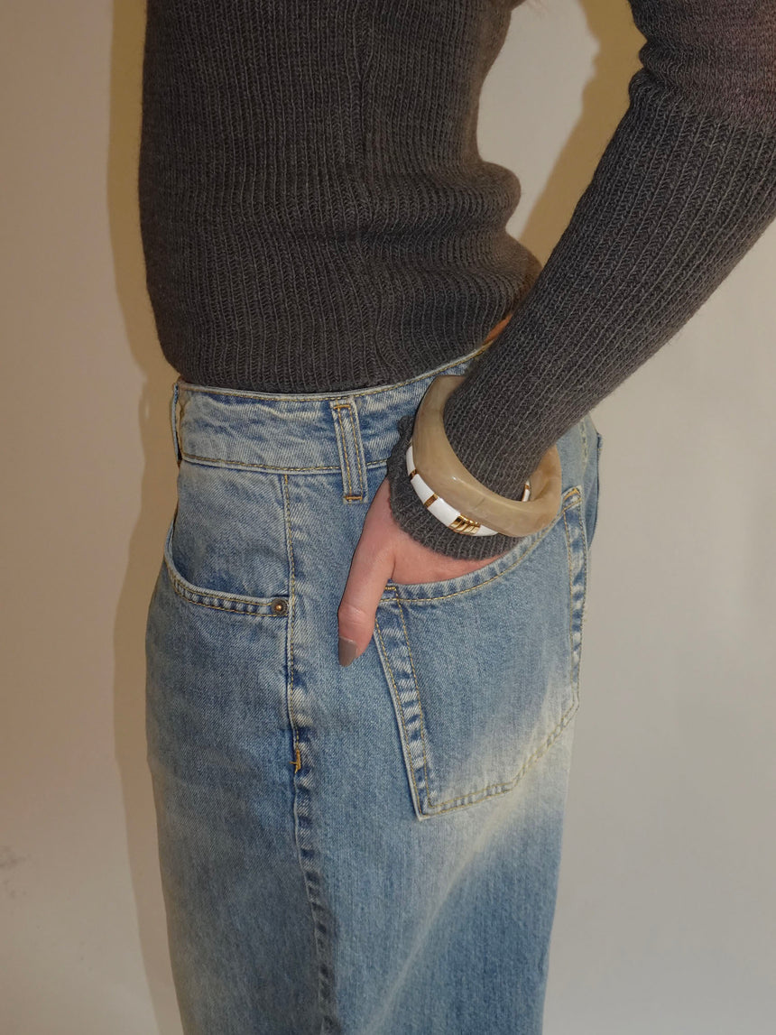Chunky armbånd - Honningfarvet