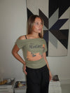 "Maneater" t-shirt - Kaki