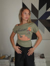 "Maneater" t-shirt - Kaki