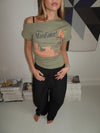 "Maneater" t-shirt - Kaki