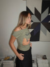 "Maneater" t-shirt - Kaki