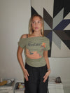 "Maneater" t-shirt - Kaki