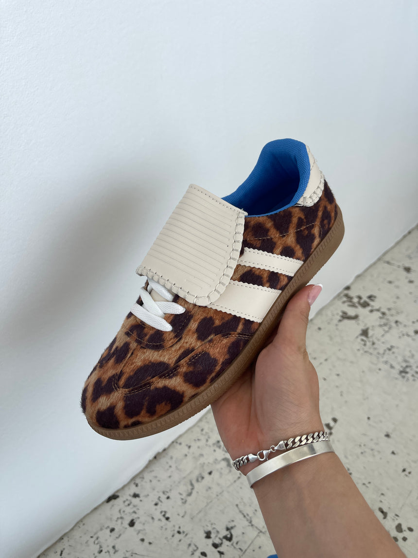 Astana sneakers med kappe - Leopard