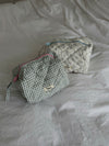 Honey lille toilettaske - Off white med bamser