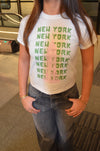 "Empire New york" baby tee - Hvid