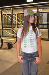 "Empire New york" baby tee - Hvid
