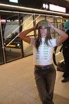 "Empire New york" baby tee - Hvid