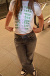 "Empire New york" baby tee - Hvid
