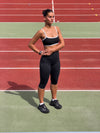Elevate capri leggings - Jet black