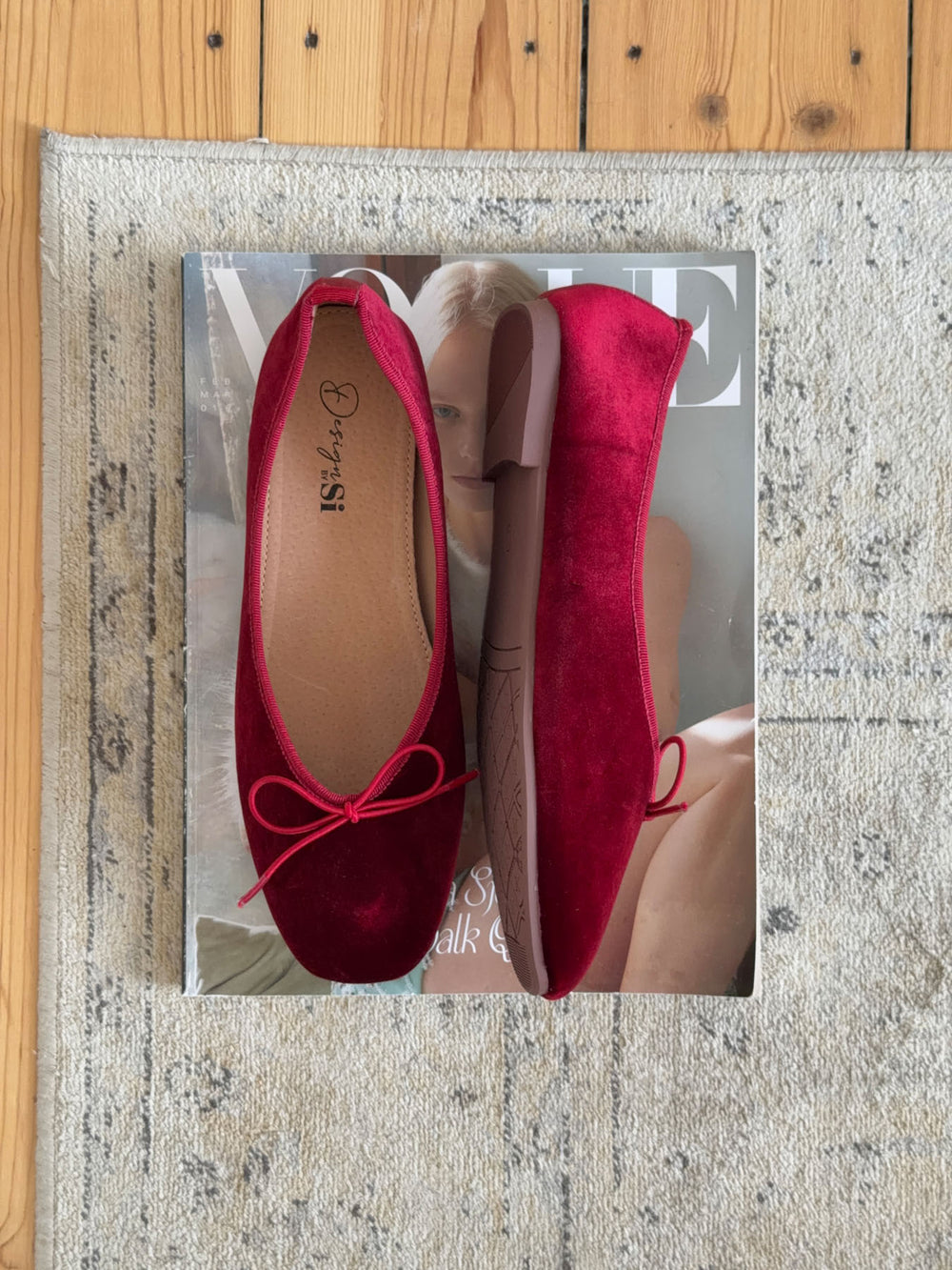Maelle ballerina - Rød