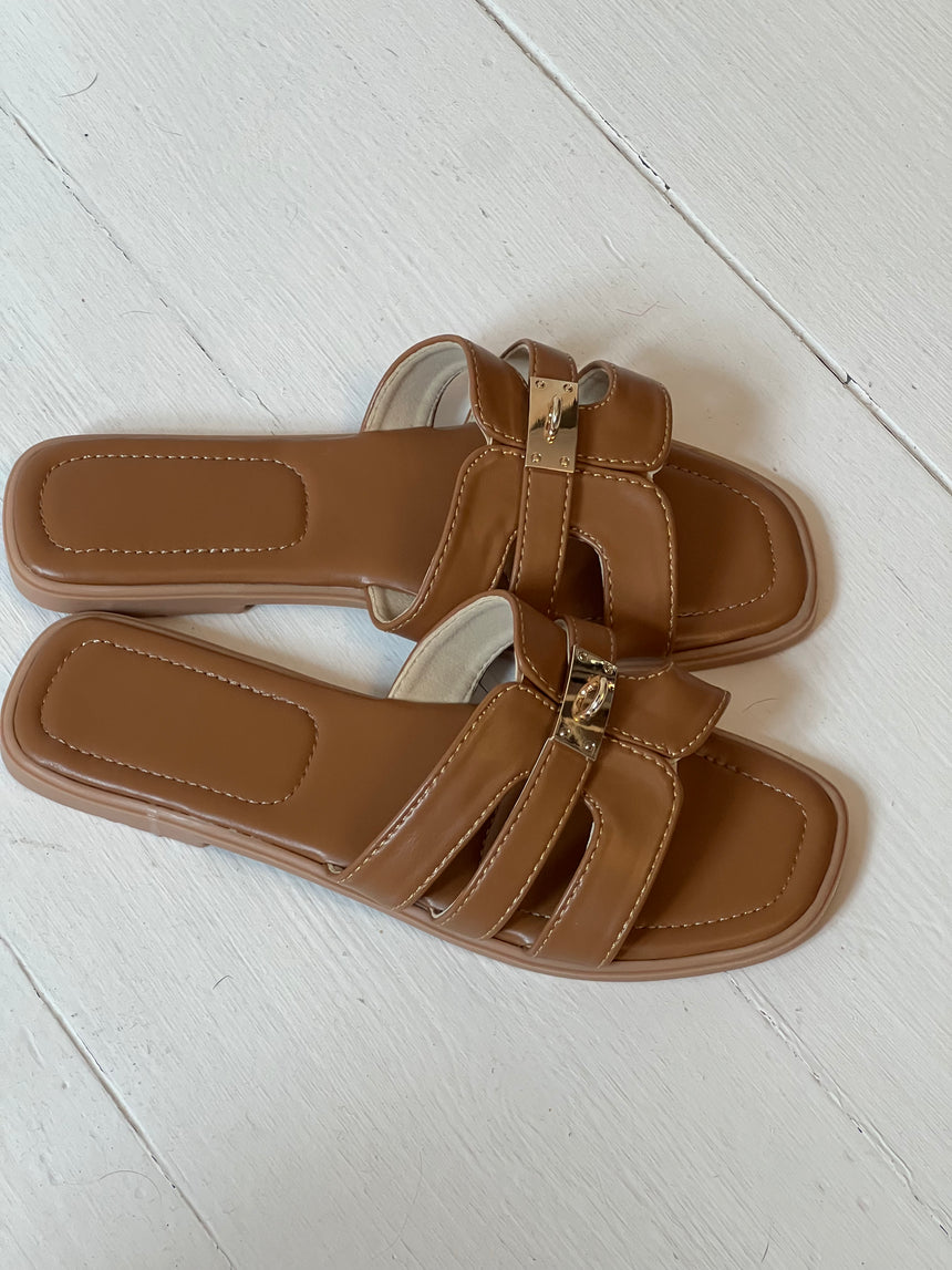 Arta sandaler - Camel