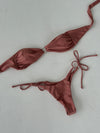Lidia bandeau bikini - Rosa
