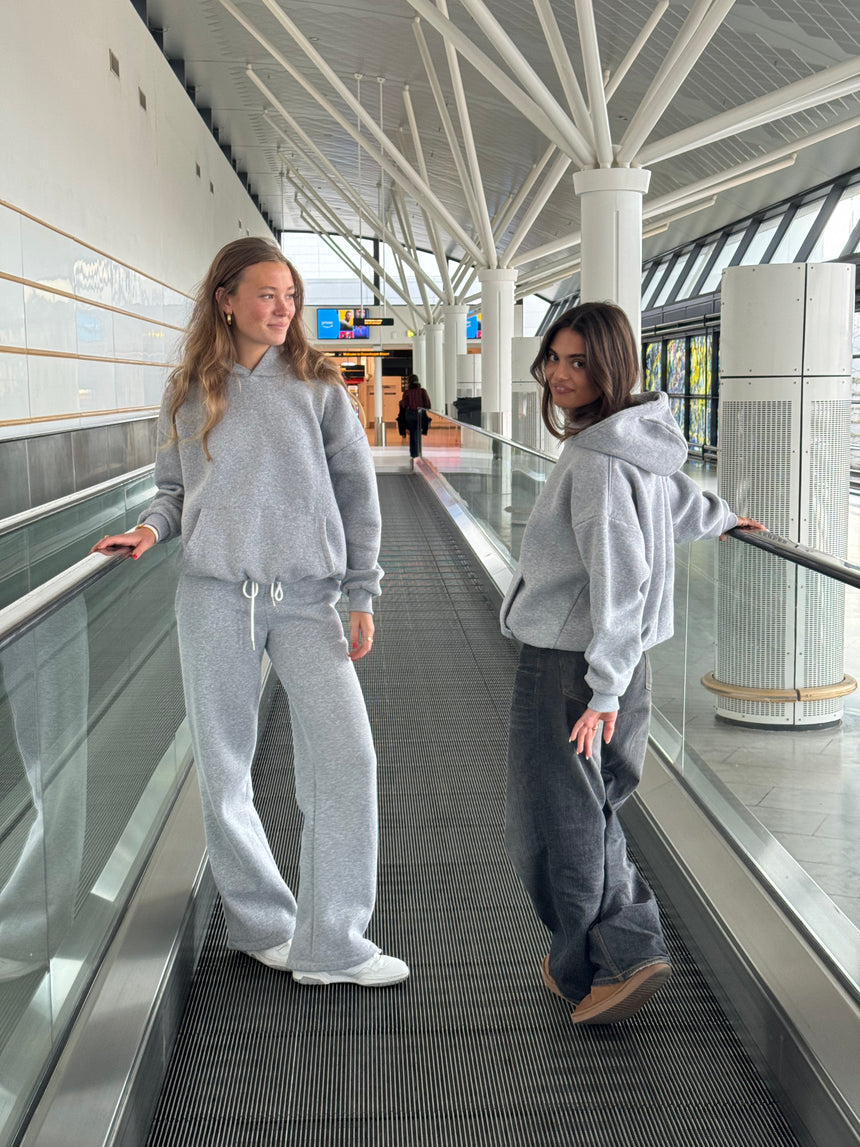 Anelise hoodie - Grå melange
