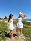 Lissy smock kjole - Hvid broderi