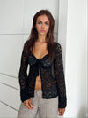 Maddy bluse i blonde - Sort