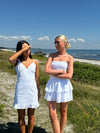 Lissy smock kjole - Hvid broderi