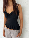 Dalcon Asymmetrisk top - Sort