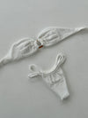 Eva bandeau bikini - Hvid