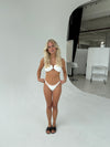 Eva bandeau bikini - Hvid