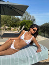 Marietta bikini med frugter - Hvid