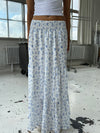Mindy nederdel med blomster print