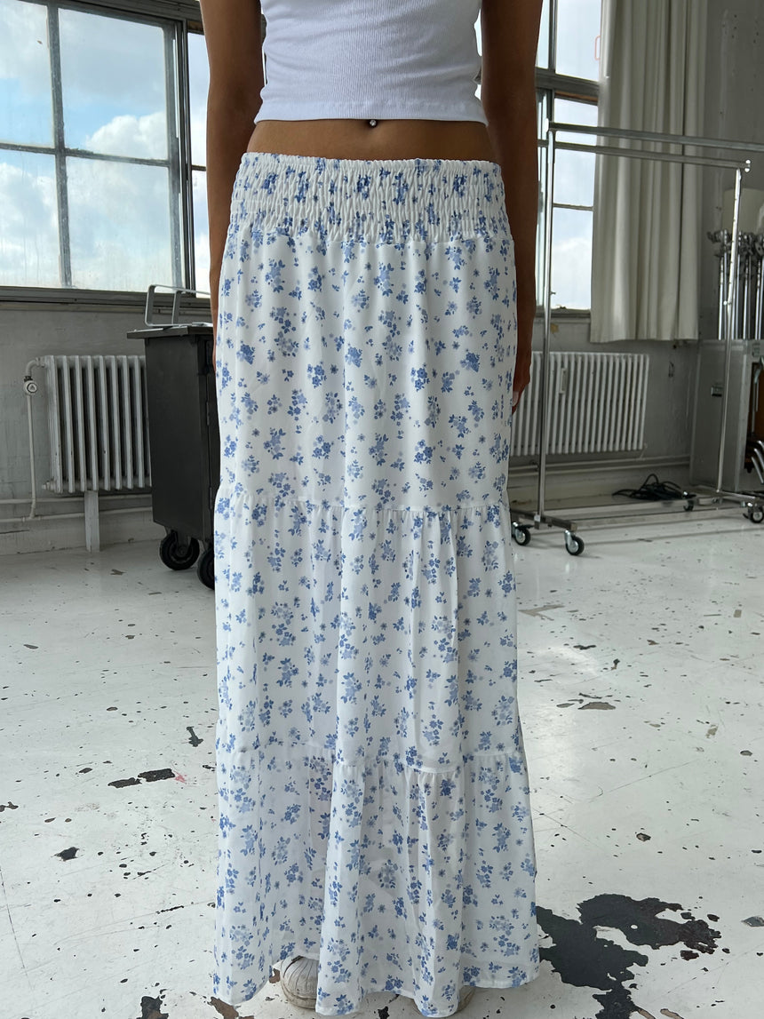 Mindy nederdel med blomster print