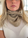 Gabi trekant tørklæde - Beige