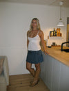 Amilie denim skort - Blå