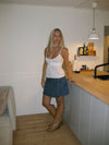 Amilie denim skort - Blå