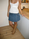Amilie denim skort - Blå