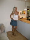 Amilie denim skort - Blå