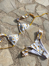 Tonia bikini med appelsiner - Hvid/orange