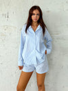 Avana stribede pyjamas shorts