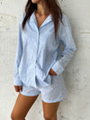 Avana stribede pyjamas shorts