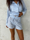 Avana stribede pyjamas shorts