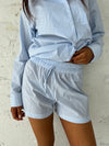 Avana stribede pyjamas shorts