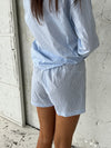 Avana stribede pyjamas shorts