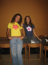"Hibiscus" baby tee - Gul