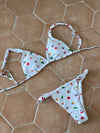Marietta bikini med frugter - Hvid