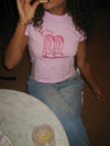 "Cowboy støvler" baby tee - Pink