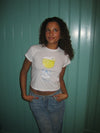 "La dolca vita" baby tee - Hvid
